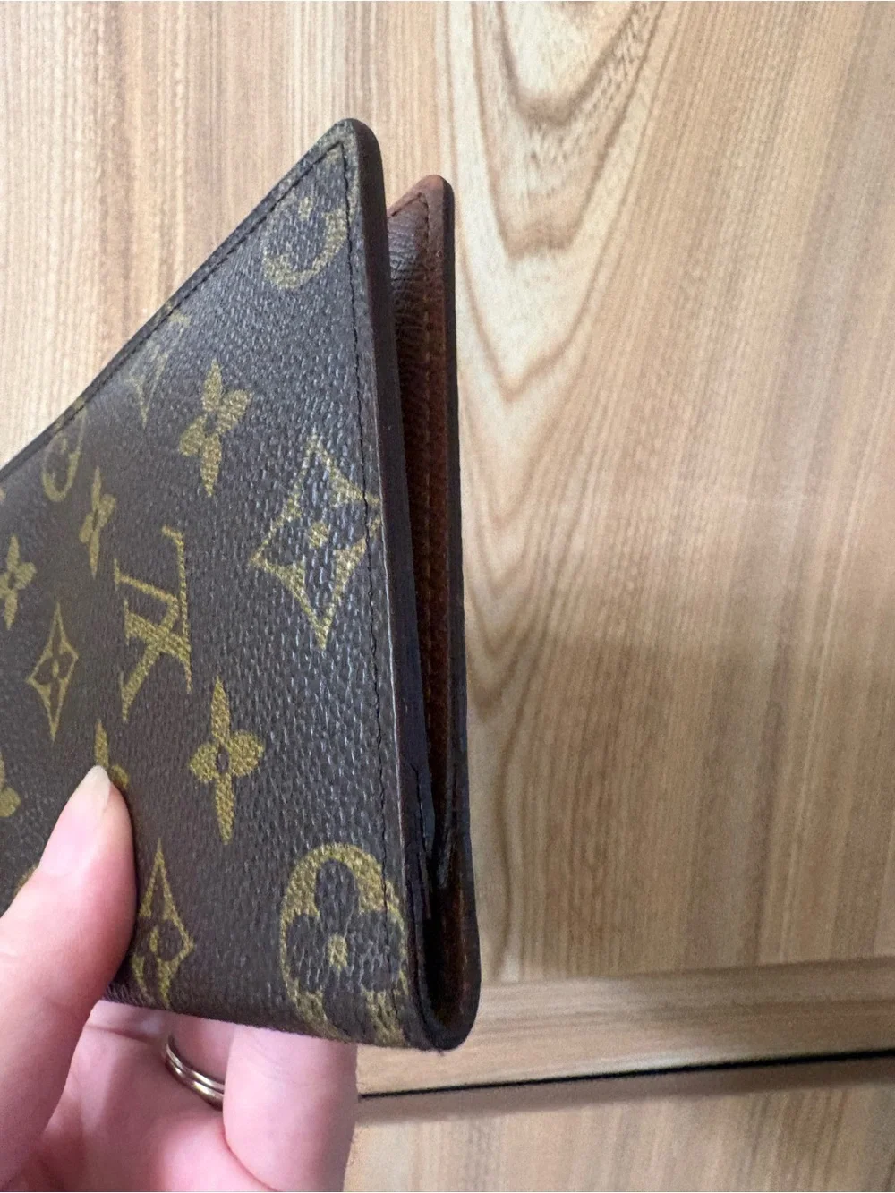 Authentic Louis Vuitton monogram long bifold wallet